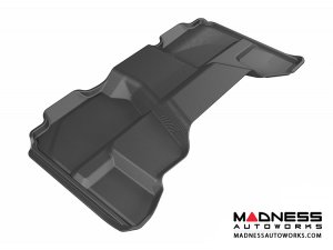 Chevrolet/ GMC Silverado/ Sierra Extended Cab Floor Mat - Rear - Black by 3D MAXpider (2007-2013)